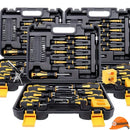 Conjunto de chave de fenda profissional atualizado com suporte de broca magnética, inclui ferramentas de fenda, Phillips, hexagonal, Torx e precisão
