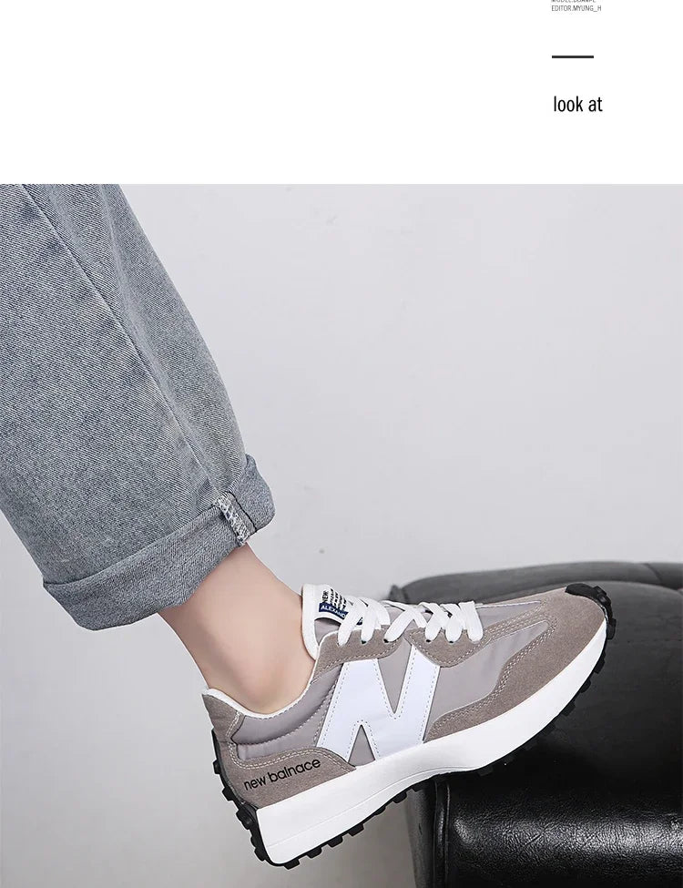 Novo estilo zugu sapatos femininosinspopular pai de sola grossa tênis2025 verão respirável temporada confortável tênis