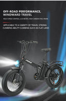 Electric Bicycle 20inch 36v48v Electric Mountain Bike Electric Fat Tire Bike Electric Folding Bike Dirt Bike Electric