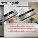 Máquina seladora a vácuo elétrica, embalagem de alimentos secos/úmidos, sacos de vedação a vácuo, cortador embutido, cozinha, armazenamento de alimentos, seladora a vácuo