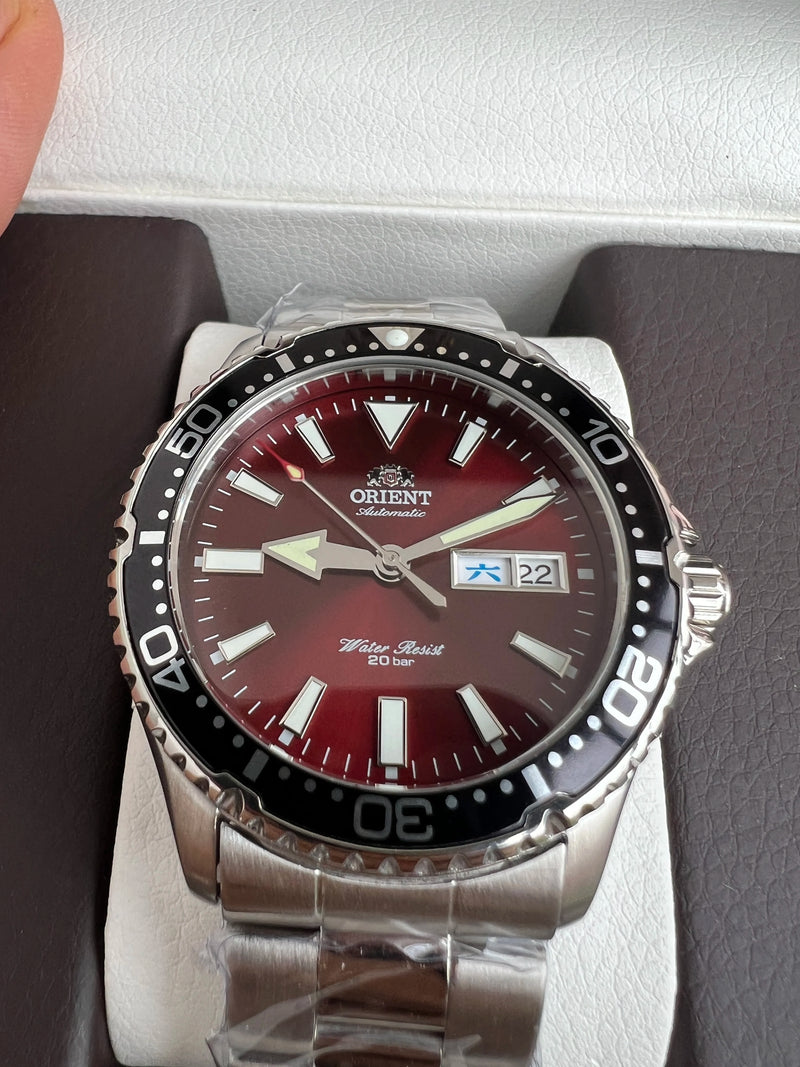 Orient relógio homem remodelar japonês relógios mecânicos automáticos à prova dwaterproof água luminosa esporte relógio de aço inoxidável masculino 1:1