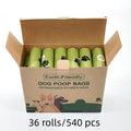 Saco de cocô de cachorro biodegradável saco de lixo para animais de estimação sacos de cocô de cachorro dispensador de saco de cocô de cachorro suprimentos de limpeza de cães produtos para cães presente
