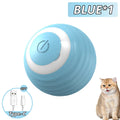 Gato bola interativa inteligente gato brinquedos interior automático rolamento bola mágica eletrônico interativo gato brinquedo gato jogo acessórios