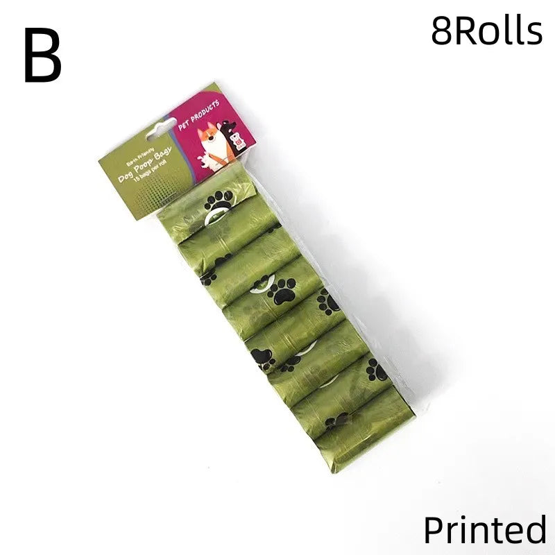 Saco de cocô de cachorro biodegradável saco de lixo para animais de estimação sacos de cocô de cachorro dispensador de saco de cocô de cachorro suprimentos de limpeza de cães produtos para cães presente