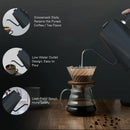 Chaleira elétrica pescoço de ganso 1200w com controle de temperatura chaleira elétrica para café e chá bule de café 110v/220v