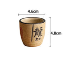 50ml estilo japonês cerâmica antigo copo de vinho branco conjunto de saquê casa retro xícara de café pote de vinho shochu copo clássico