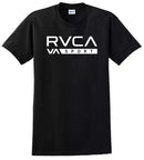 Americano retro nova camisa rvca logotipo camiseta masculina verão nova moda retro masculina e feminina topos