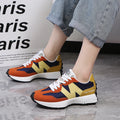 Novo estilo zugu sapatos femininosinspopular pai de sola grossa tênis2025 verão respirável temporada confortável tênis