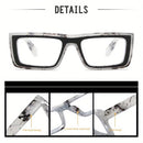 Óculos leves de luz plana estilo retrô de armação pequena, óculos anti-luz azul clássicos e versáteis para homens e mulheres