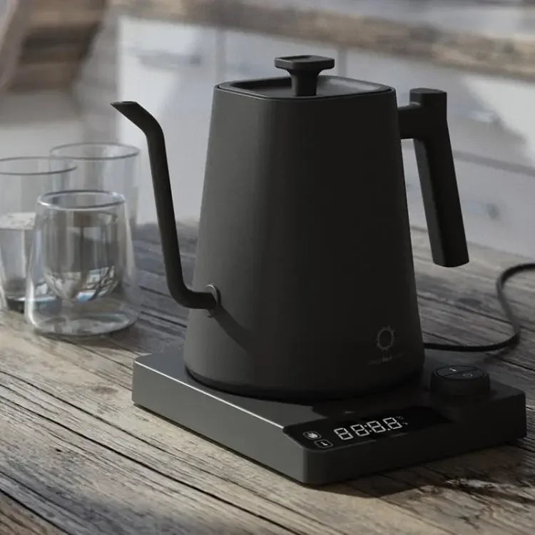 Chaleira elétrica pescoço de ganso 1200w com controle de temperatura chaleira elétrica para café e chá bule de café 110v/220v