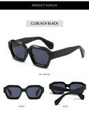 Moda quadrada óculos de sol nova mulher marca luxo pequeno retângulo óculos de sol feminino gradiente uv400 óculos de sol